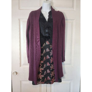 Worthington Purple Cardigan